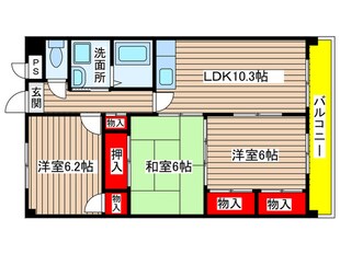 エスペランサ左京山の物件間取画像